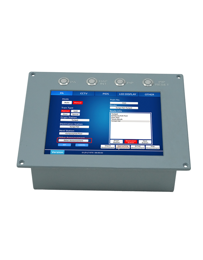 Driver Audio Control Unit（Touch Screen & Button）